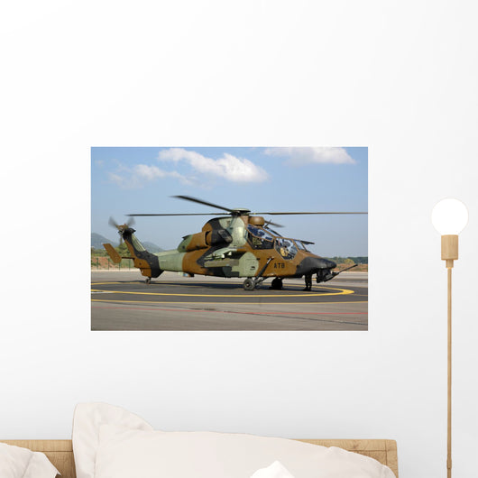 Eurocopter Tigre Attack Helicopter Grounded Wall Decal