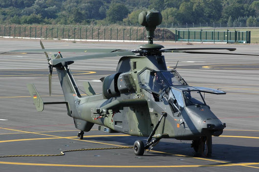 Eurocopter Tiger Attack Helicopter Grounded Wall Decal
