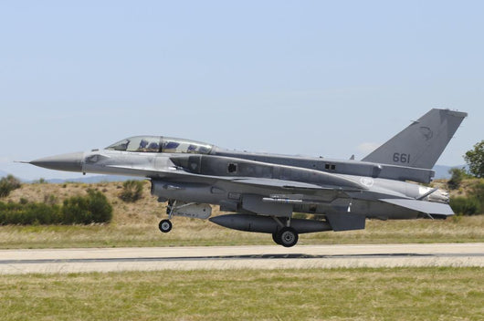 F-16d Falcon from Republic Left Wall Decal