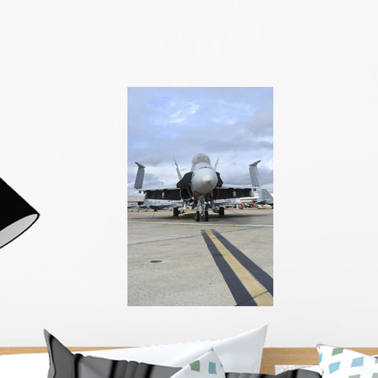 F A-18d Hornet Ramp Vertical Wall Decal