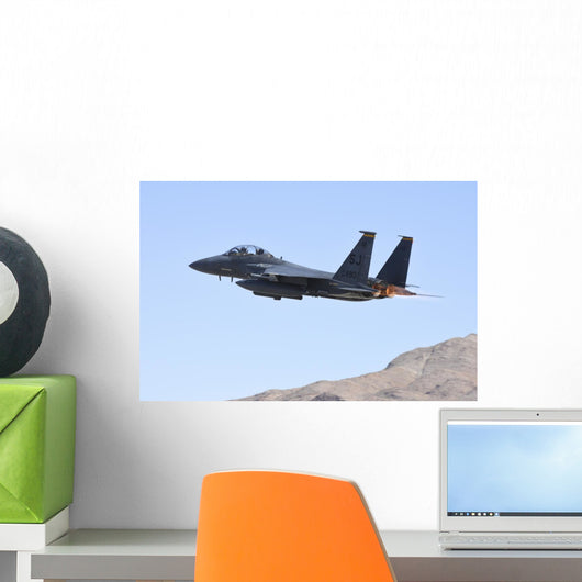 F-15e Strike Eagle Taking Wall Decal