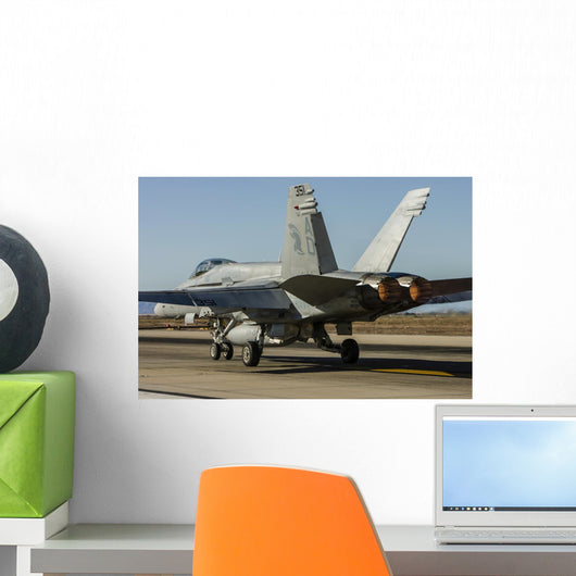 Us Navy F A-18c Taxiing Wall Decal