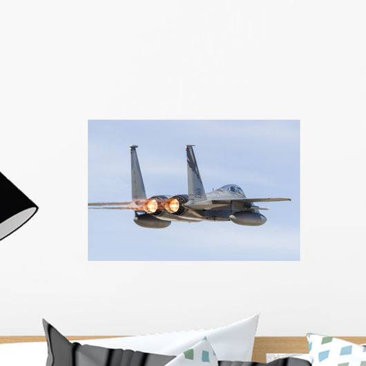 Us Air Force F-15c Back Right Wall Decal