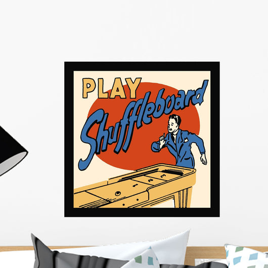 Play Shuffleboard Wall Mural