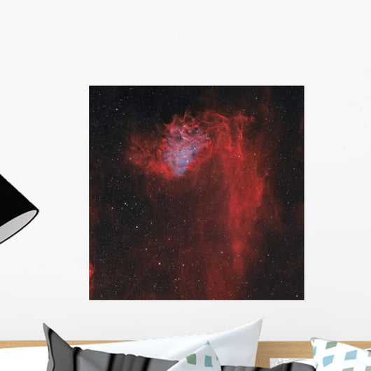 Flaming Star Nebula Wall Decal Design 2