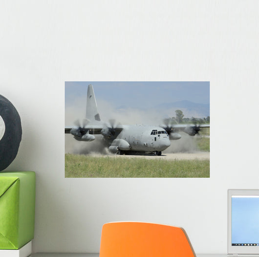 C-130 Hercules Italian Air Wall Decal Design 2