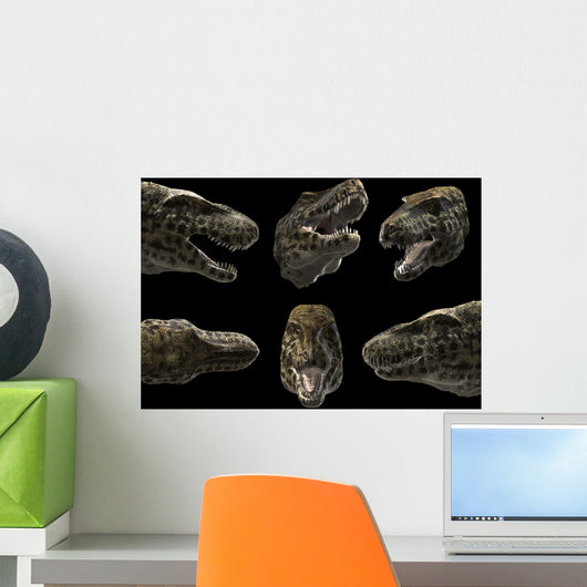 Head Detail Tyrannosaurus Rex Wall Decal