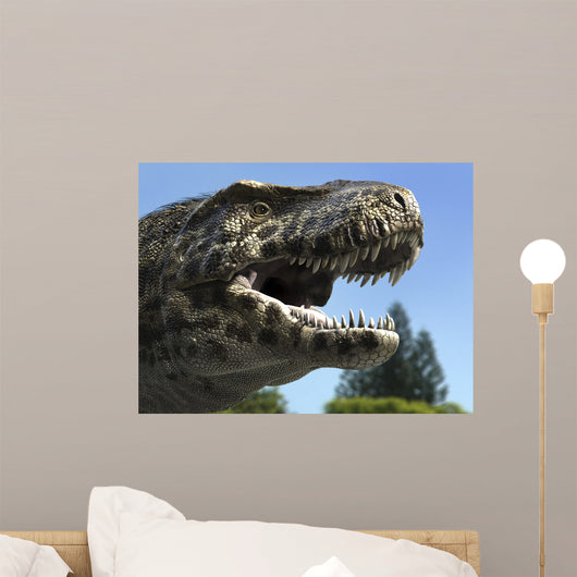 Detailed Headshot Tyrannosaurus Rex Wall Decal
