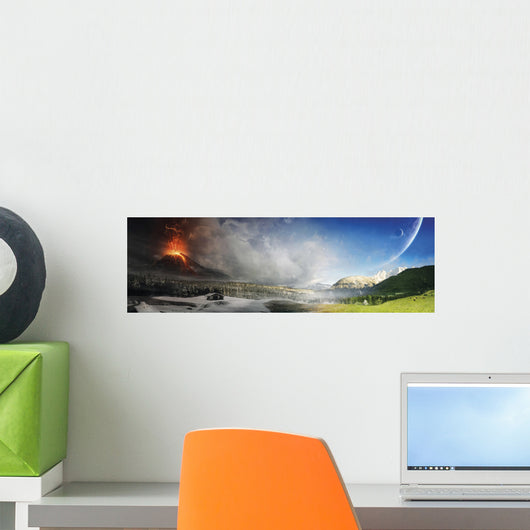 Topic Duality Winter-summer Dangerous-peaceful Wall Decal