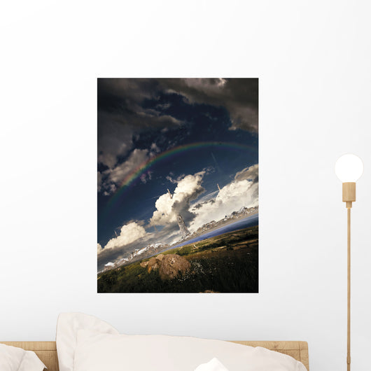 Imaginative Environment with Large Wall Decal