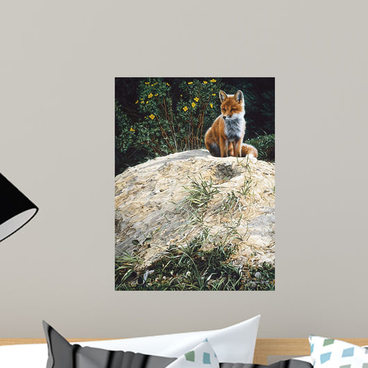 Fox Pup Den Entrance Wall Decal