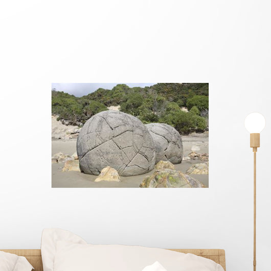 Moeraki Boulders Koekohe Beach Wall Decal Design 6