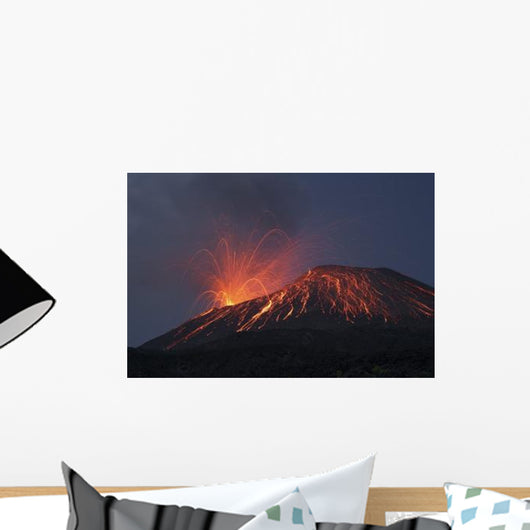Vulcanian Eruption Anak Krakatau Wall Decal Design 2