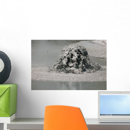 Bursting Mud Bubble Wai-o-tapu Wall Decal Design 1