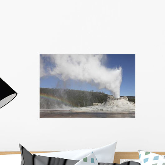 Castle Geyser Eruption Upper Wall Decal Design 3