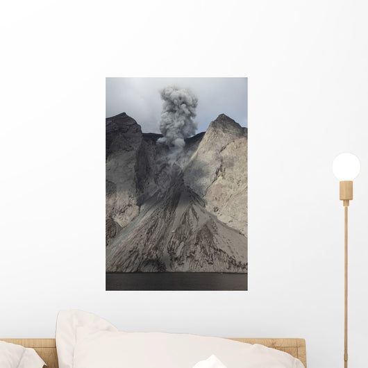 Active Crater and Debris Wall Decal Design 1