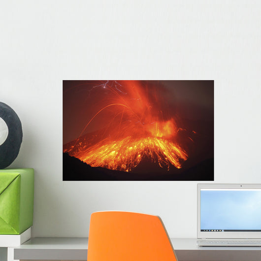 Powerful Night Time Explosive Wall Decal Design 2