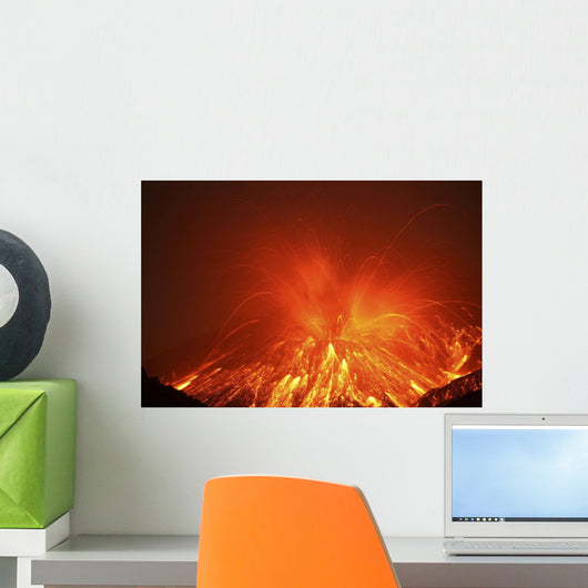 Powerful Night Time Explosive Wall Decal Design 1