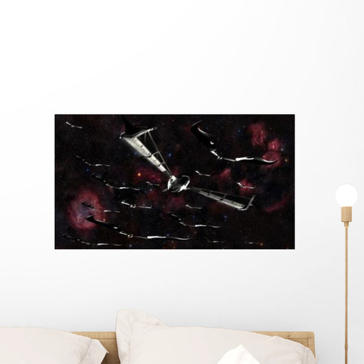 Xeelee Nightfighters Inspired Novels Wall Decal