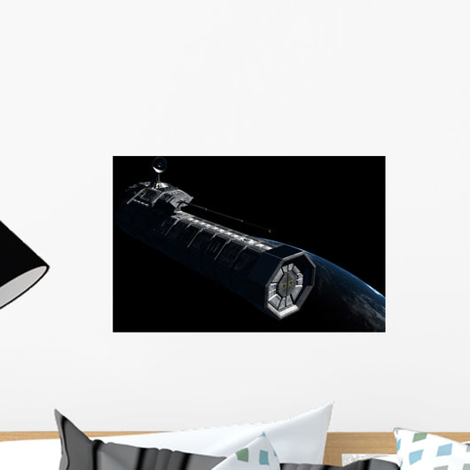 German Orbital Weapons Platform Wall Decal
