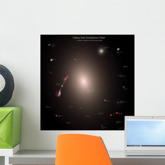 Selection Galaxies Shown to Wall Decal