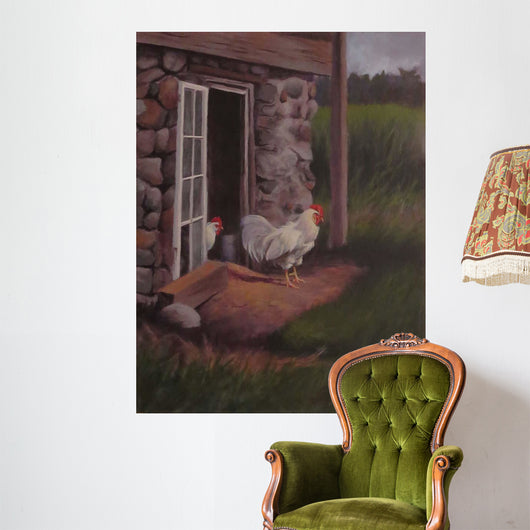 Top Rooster Wall Decal