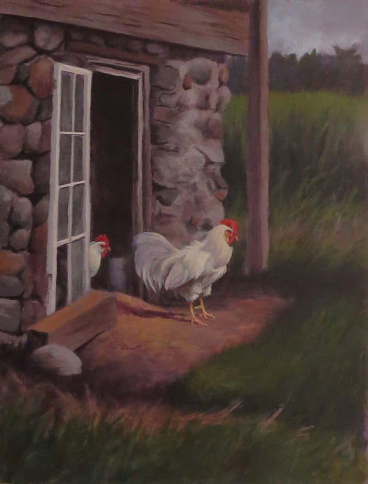 Top Rooster Wall Decal