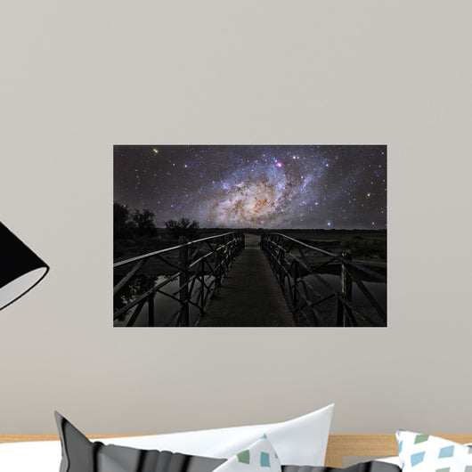 Bridge Distant Planet Wall Decal