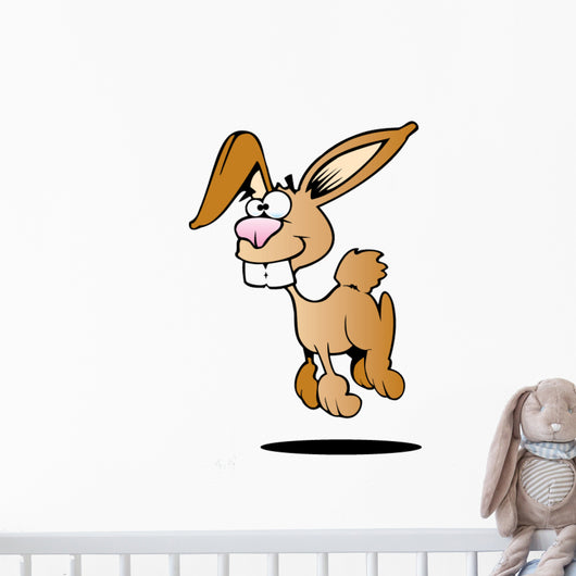 Cartoon Rabbit Wall Decal