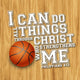 I CAN DO ALL SPORTS Basketball Wall Mural