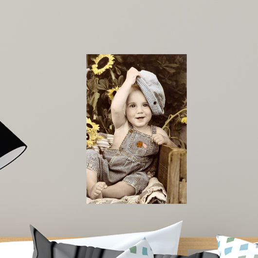 057 Hat's off Wall Decal