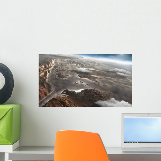 Flooded Aram Chaos Region Wall Decal
