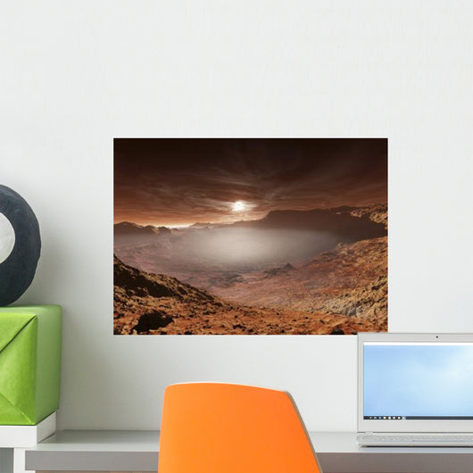 Sun Sets over Eberswalde Wall Decal