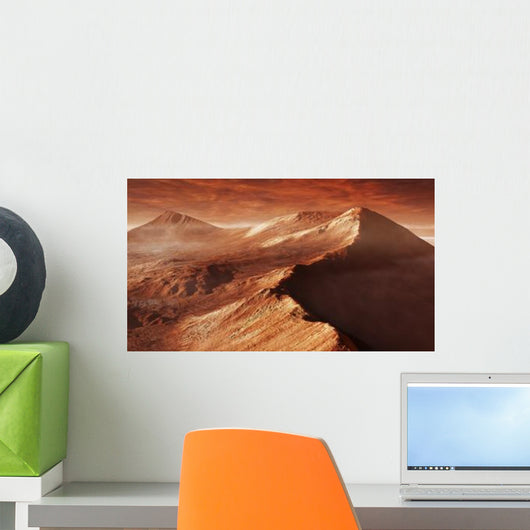 Light Winter's Frost Forms Wall Decal