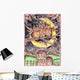 Three Owl Halloween Wall Decal