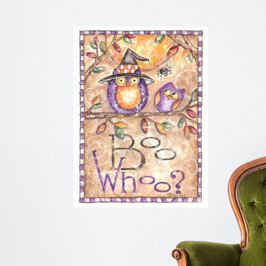 Boo Whoo Wall Decal