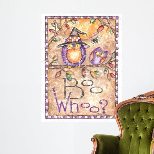 Boo Whoo Wall Decal