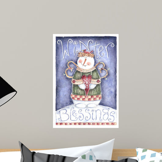 Winter Blessing Wall Decal