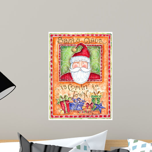 Santa Claus Is Coming Wall Decal