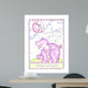 First Birthday Elephant Wall Decal