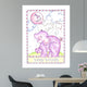 First Birthday Elephant Wall Decal