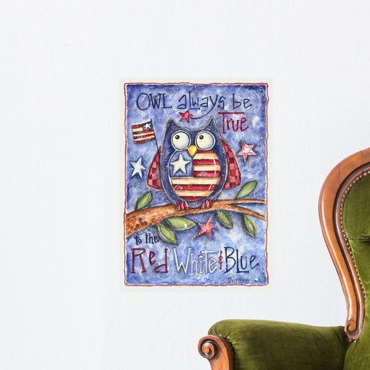 Owl Always Be True Wall Decal