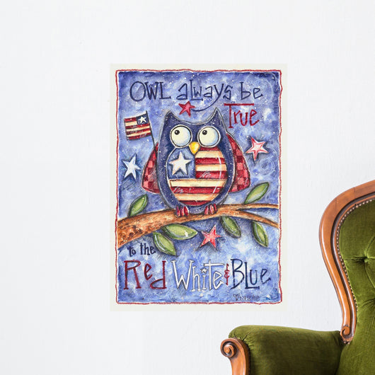 Owl Always Be True Wall Decal