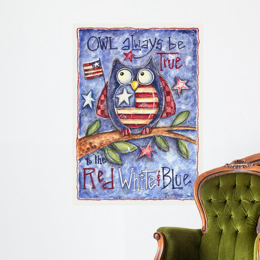 Owl Always Be True Wall Decal