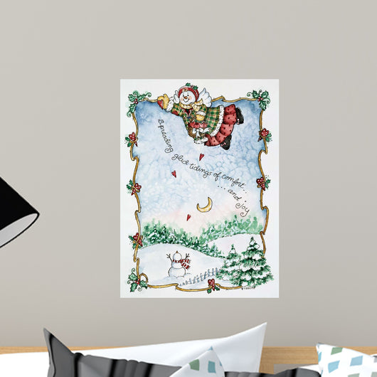 Spreading Glad Tidings Wall Decal