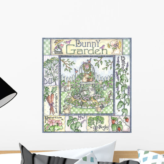 Bunny Garden Wall Decal