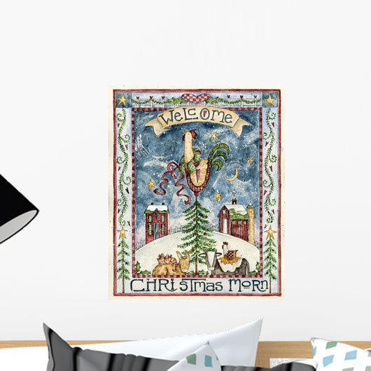Welcome Christmas Morn Wall Decal
