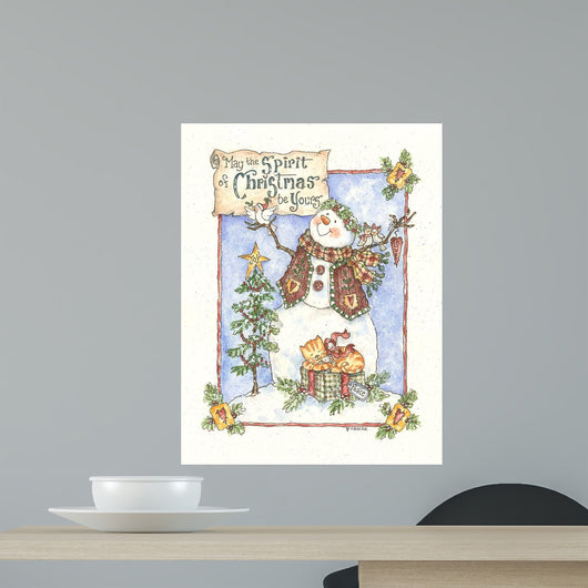 May Spirit Christmas Be Wall Decal