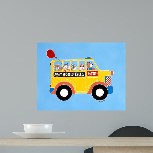 Off to School Wall Decal