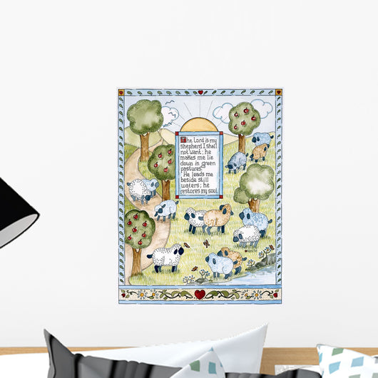 Lord Is My Shepherd Wall Decal Design 2